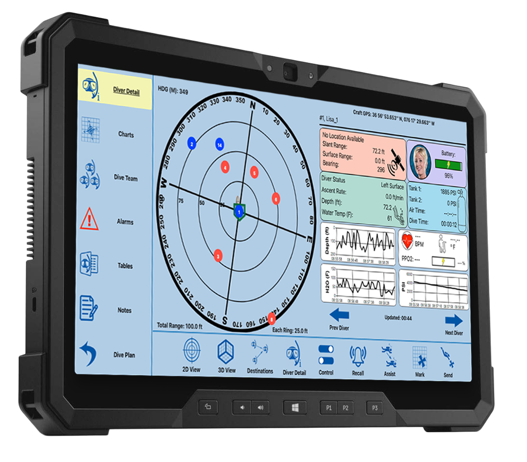 Diver6 Rugged Tablet